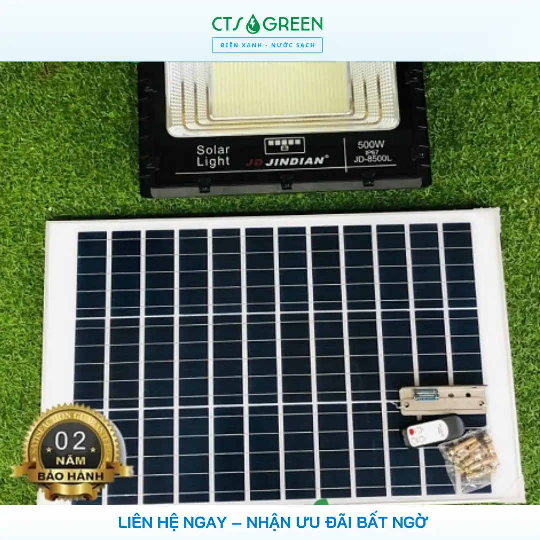 Đèn năng lượng mặt trời 1000W JD - 81000L 2513 Đèn năng lượng mặt trời 1000W JD - 81000L