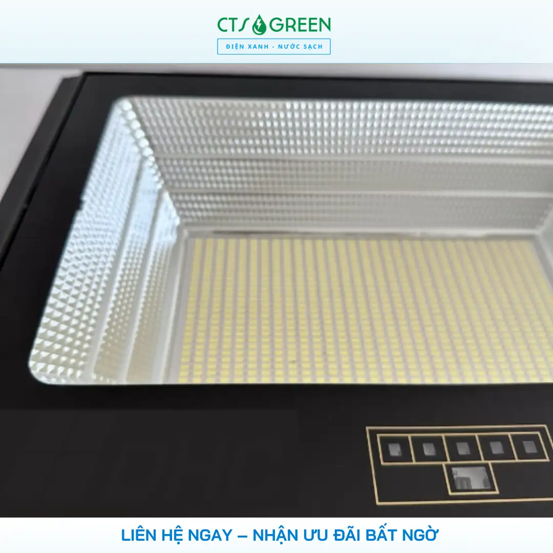 Đèn pha năng lượng mặt trời 100W siêu sáng 2519 Đèn pha năng lượng mặt trời 100W siêu sáng