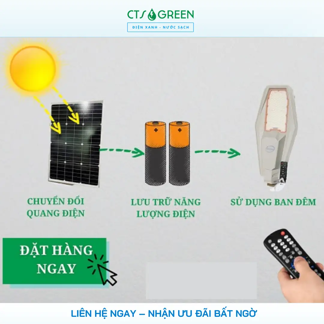 Đèn năng lượng mặt trời 400W