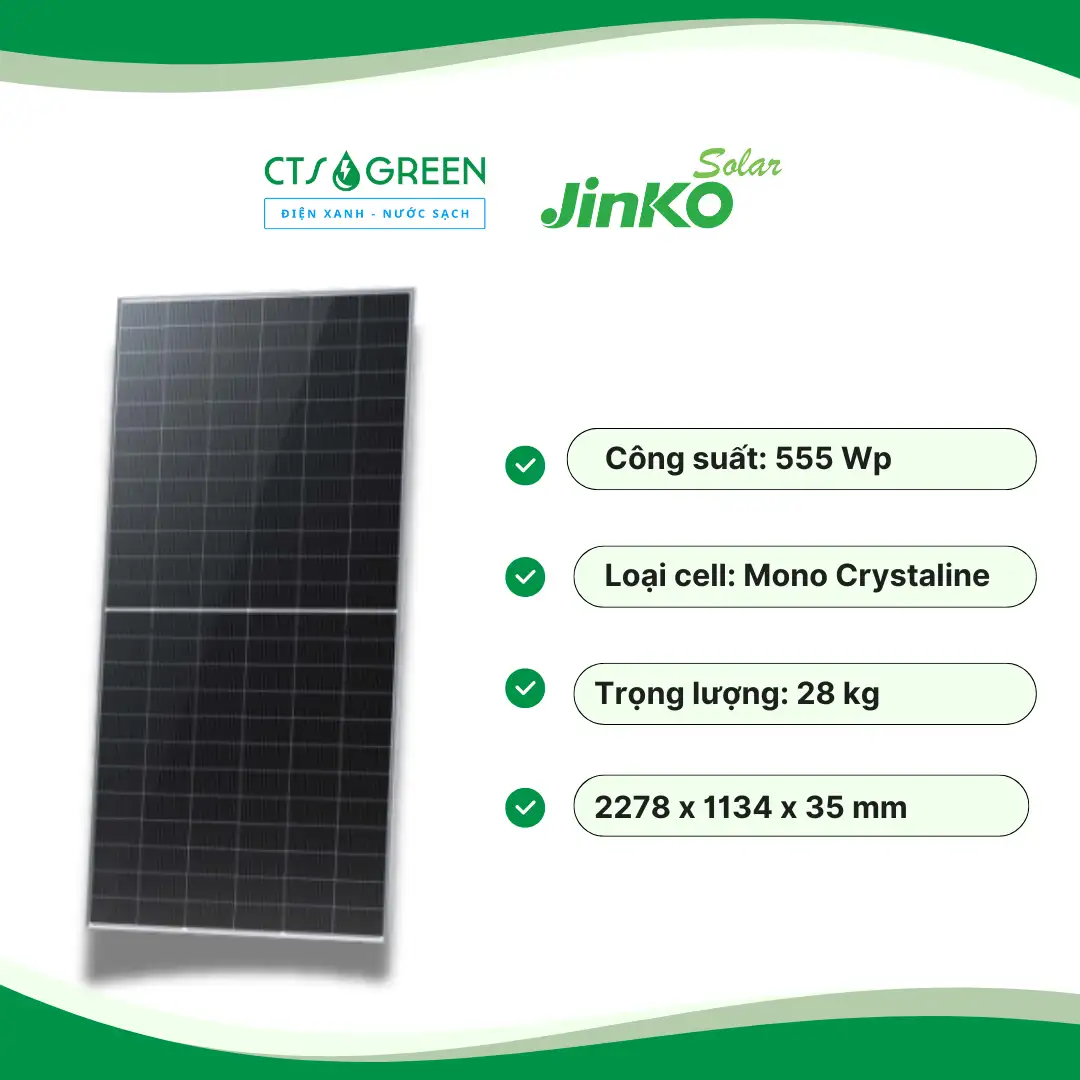 Hệ thống Điện mặt trời 5kW hòa lưới 3217 Hệ thống điện năng năng lượng mặt trời 5kw trọn gói