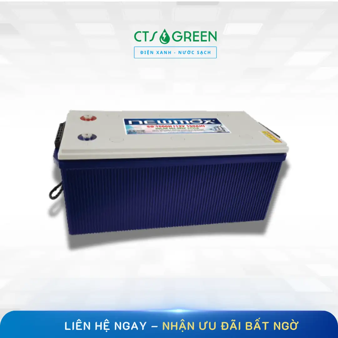 Acquy năng lượng mặt trời NEWMAX 12V - 100Ah 2314 Acquy năng lượng mặt trời NEWMAX 12V - 100Ah