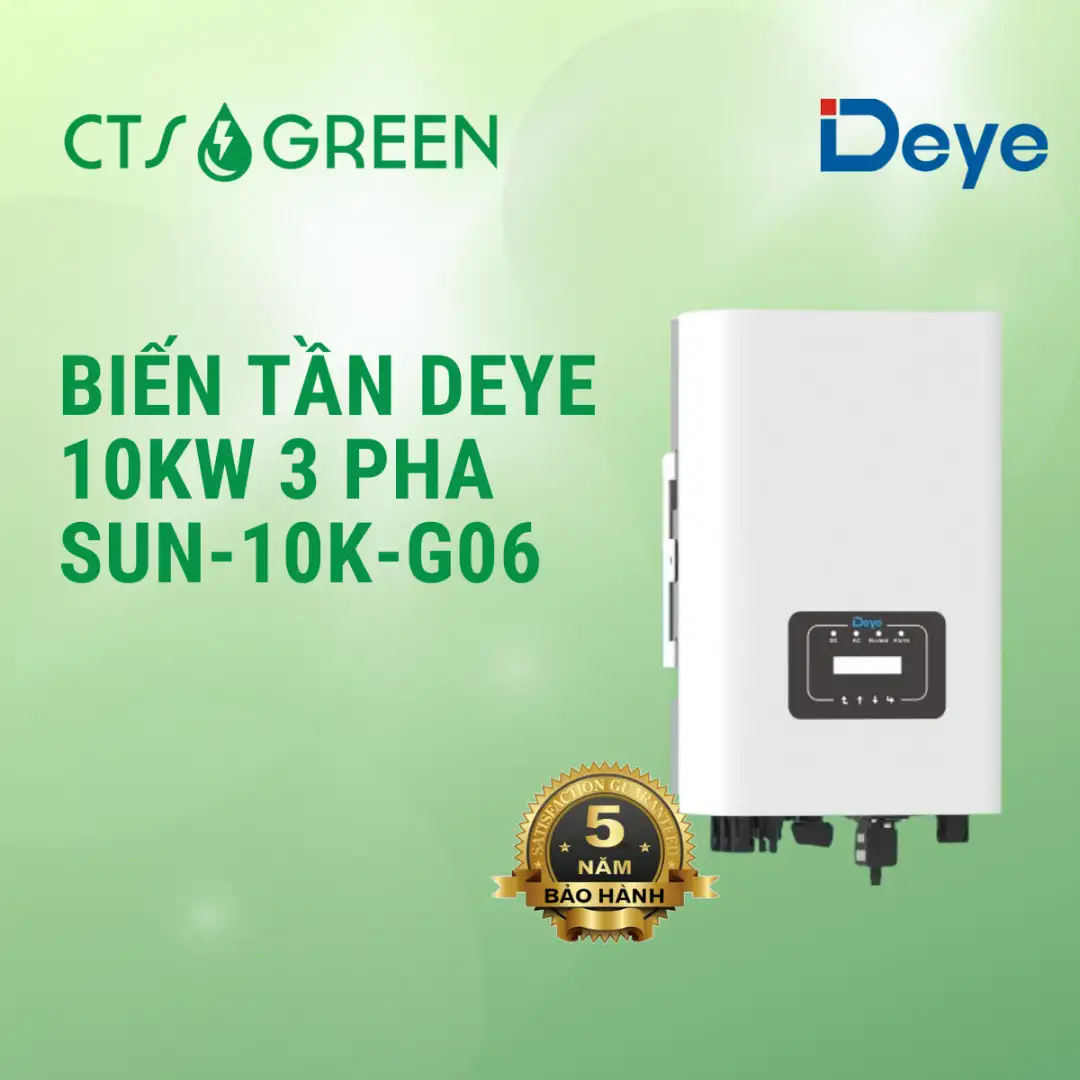 Biến tần DEYE 10kW 3 Pha | Inverter DEYE 10KW SUN-10K-G06 2012 Biến tần DEYE 10kW 3 Pha | Inverter DEYE 10KW SUN-10K-G06