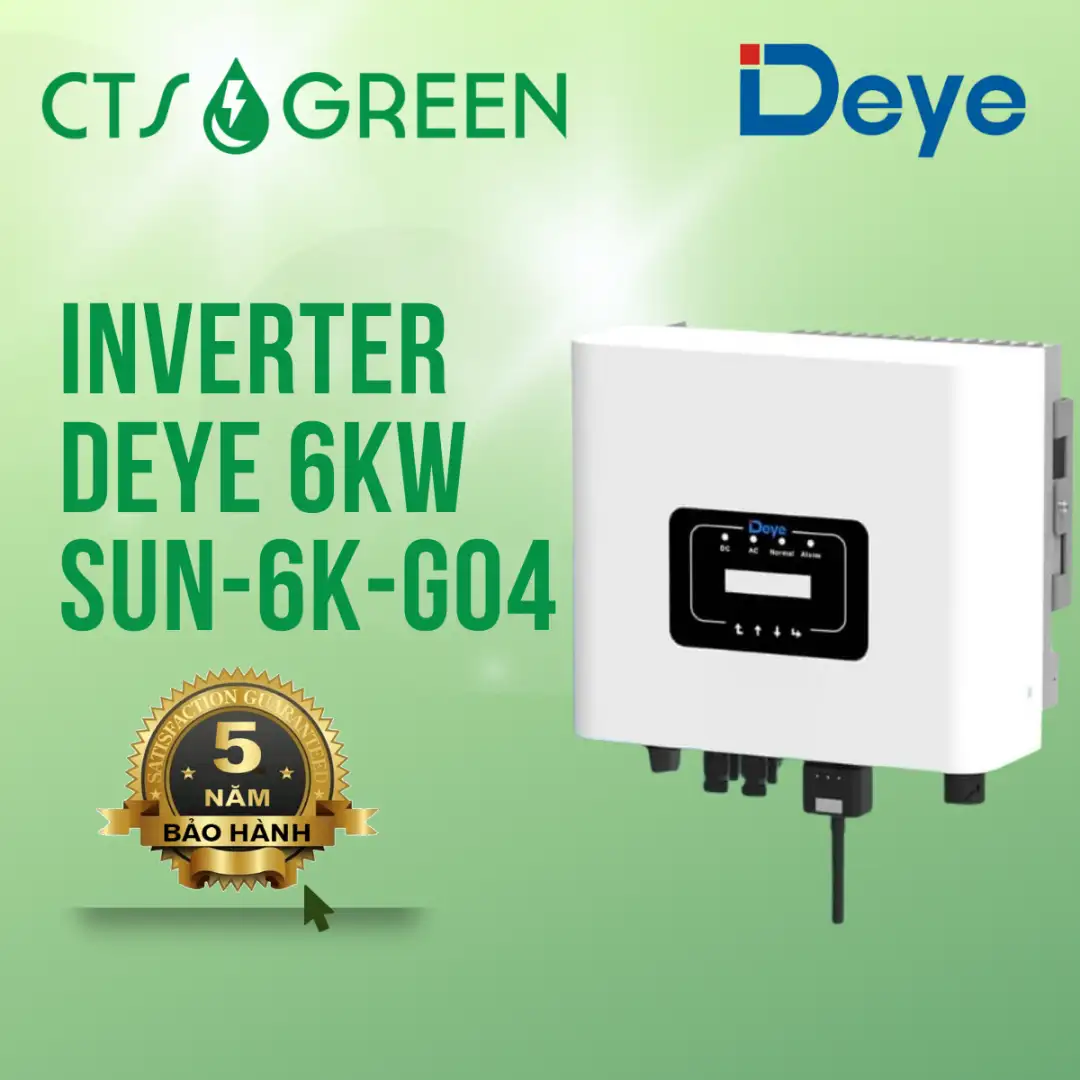 Biến tần DEYE 6kW | Inverter hòa lưới DEYE 6kW