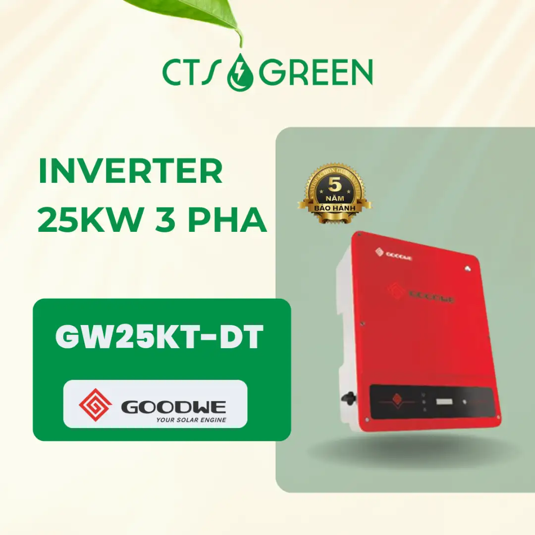 Inverter Goodwe 25kW | Biến tần Goodwe 25kW GW25KT-DT