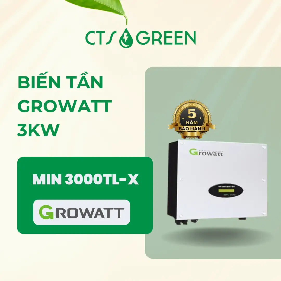 Biến tần Growatt 3kW – MIN 3000TL-X