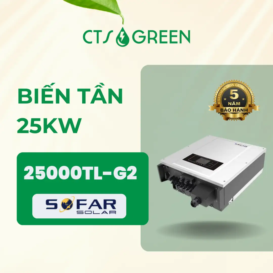 Biến tần Sofar 25kW | Inverter Sofar 25000TL-G2 2560 Biến tần Sofar 25kW | Inverter Sofar 25000TL-G2