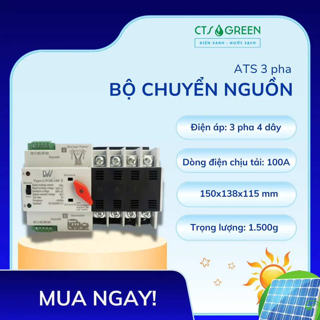 Bộ chuyển nguồn ATS 3 pha 3027 Bộ chuyển nguồn ATS 3 pha