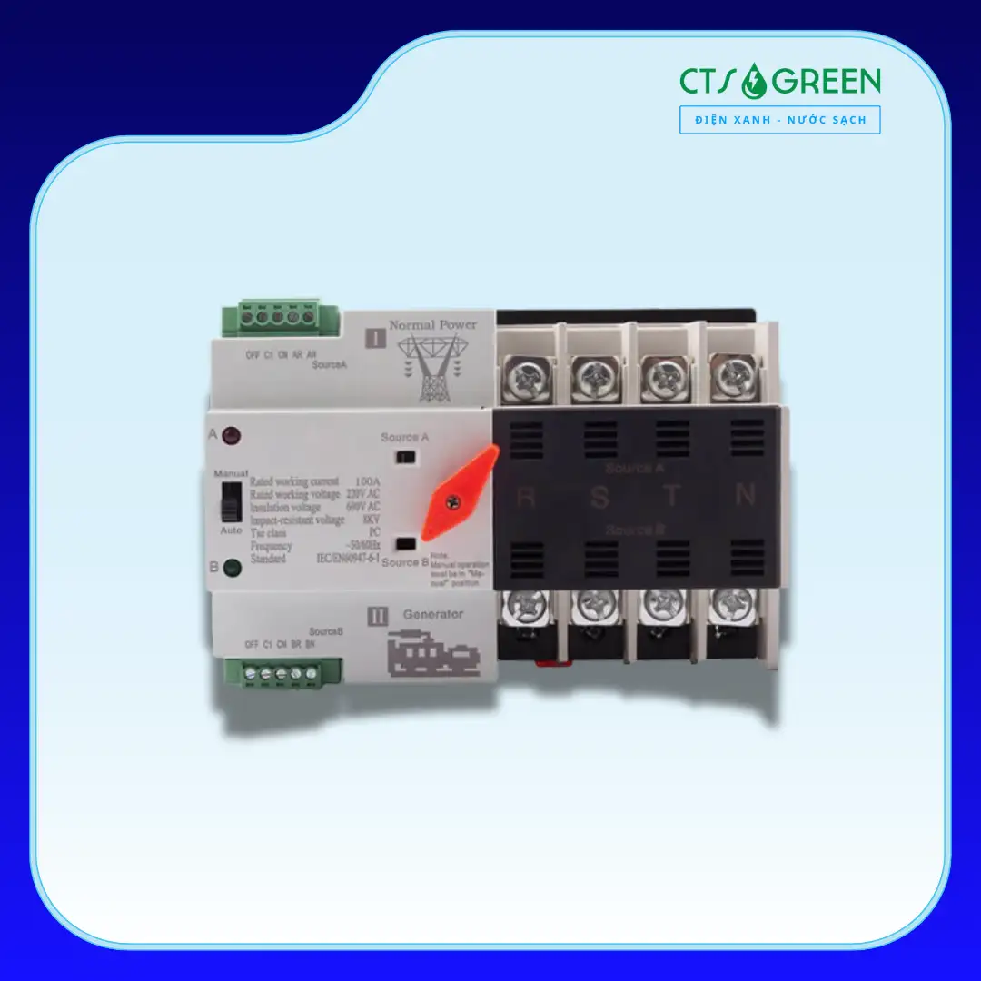 Bộ chuyển nguồn ATS 3 pha 3027 Bộ chuyển nguồn ATS 3 pha
