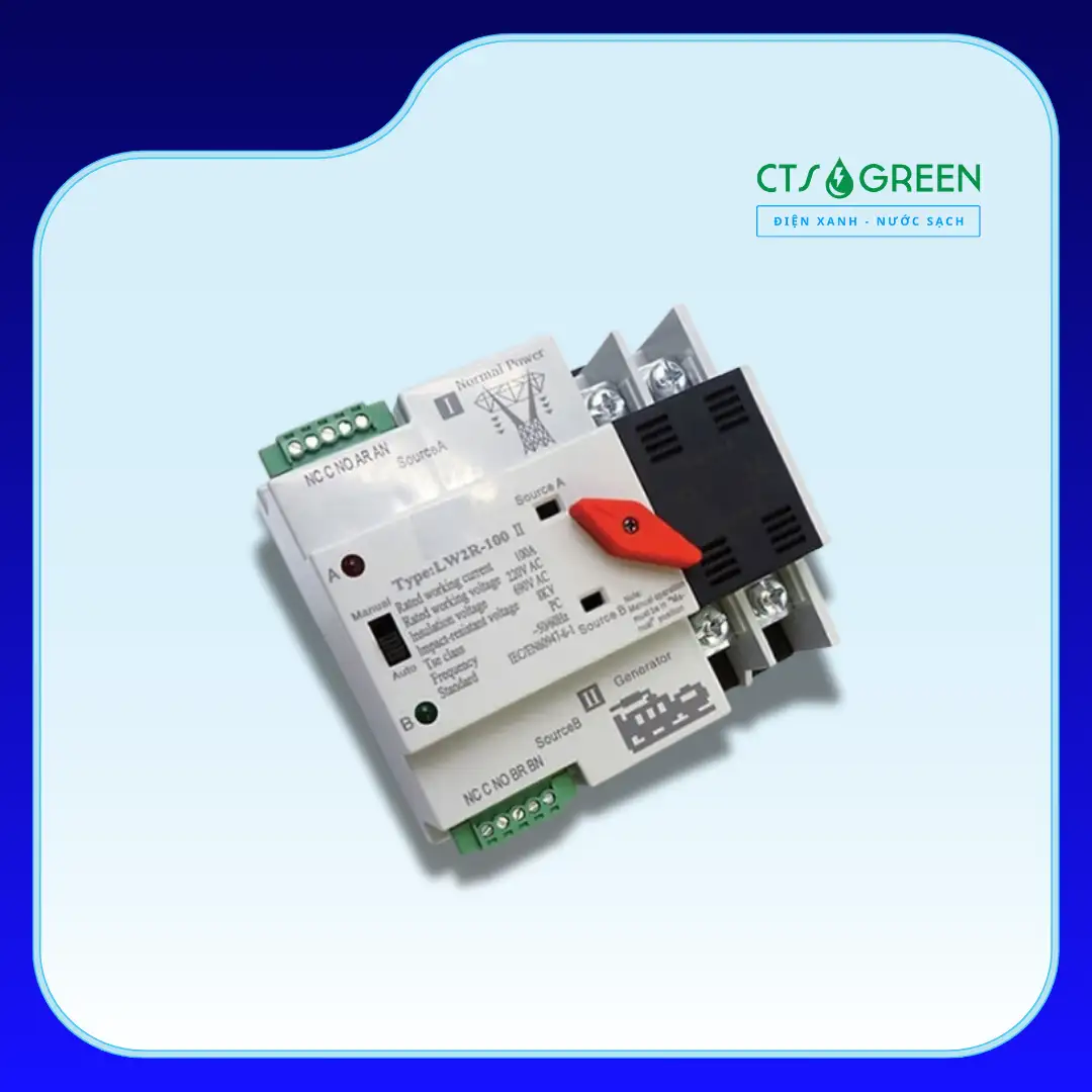 Bộ chuyển nguồn ATS 100A 1 Pha 2984 Bộ chuyển nguồn ATS 100A 1 Pha