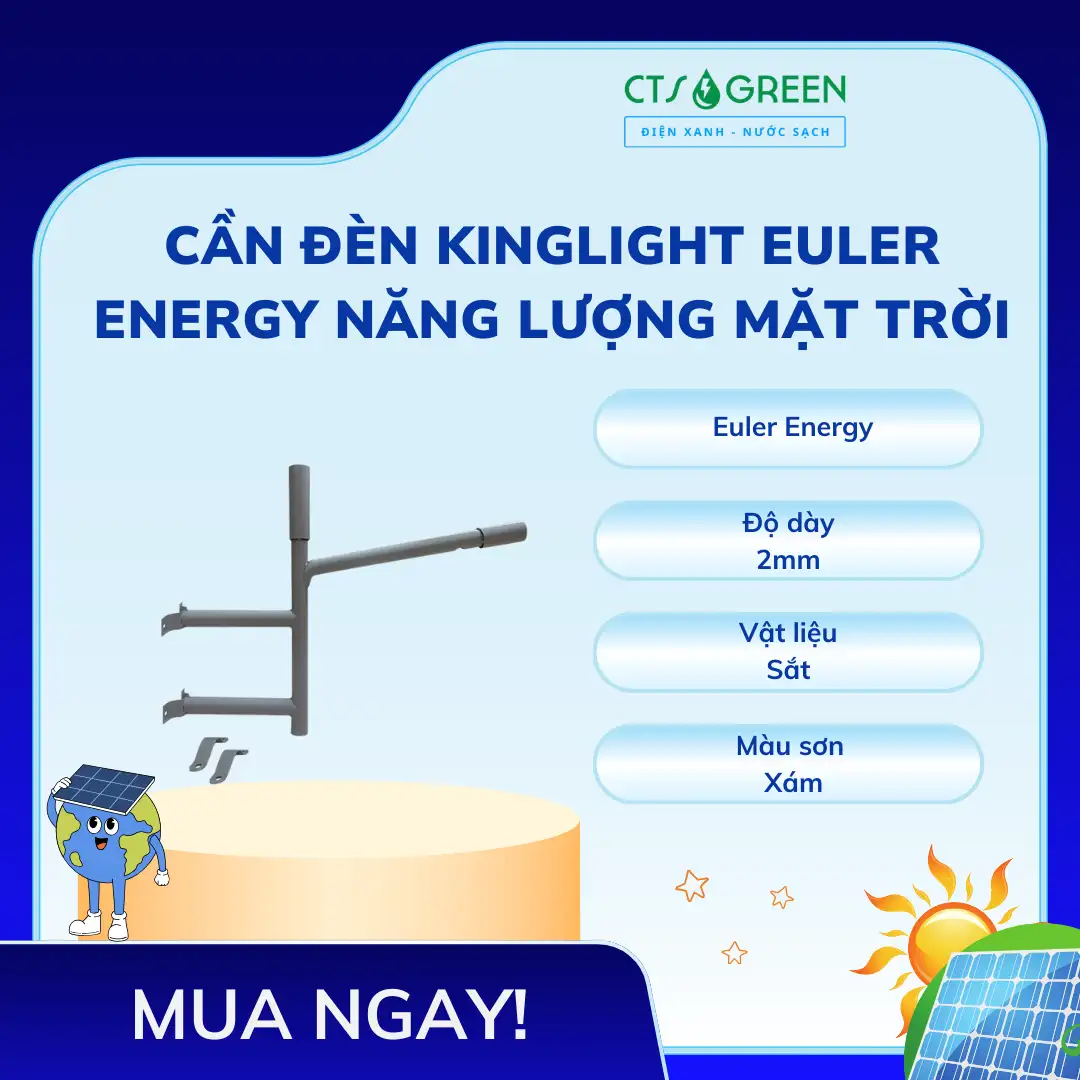 Giải pháp hòa lưới bám tải Zero Export, hệ thống điện mặt trời không phát ngược lưới 8283 Cần đèn Kinglight Euler Energy năng lượng mặt trời