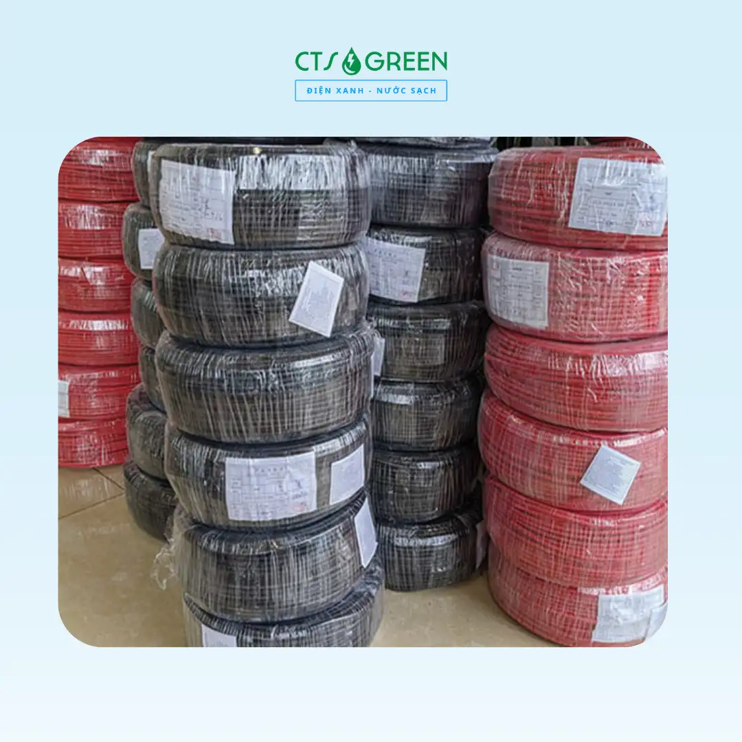 Cáp DC Leader 4 mm², 6 mm² cho Điện mặt trời 3102 Cáp DC Leader 4 mm², 6 mm² cho Điện mặt trời