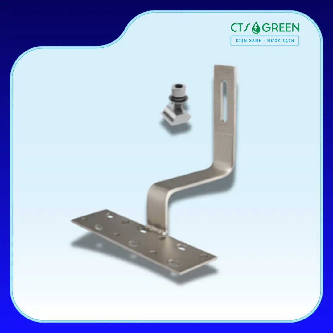 Chân L mái ngói điện mặt trời (roof hook) 2964 Chân L mái ngói điện mặt trời (roof hook)