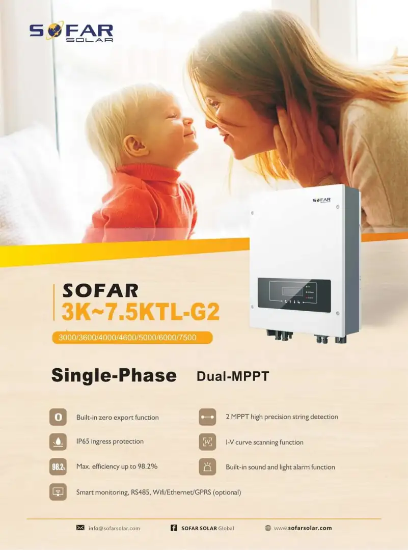 Biến tần Inverter Sofar 5kW 5KTLM-G2 2638 Biến tần Inverter Sofar 5kW 5KTLM-G2