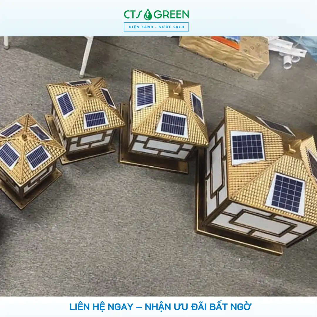 Đèn trụ cổng năng lượng mặt trời