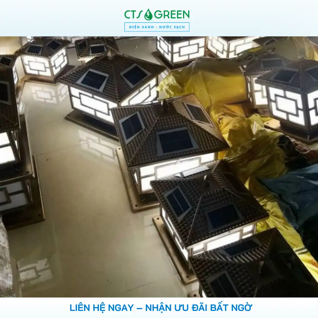Đèn trụ cổng năng lượng mặt trời