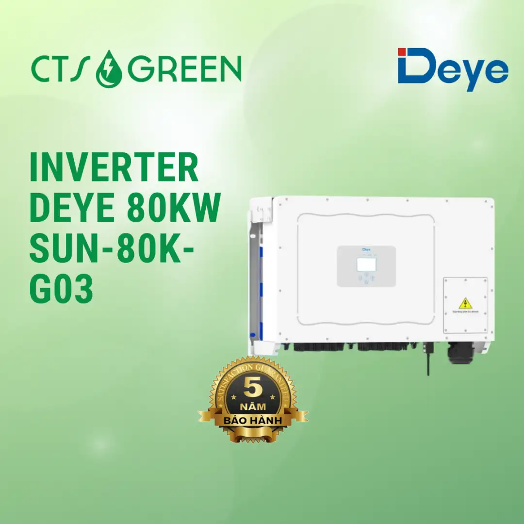 Inverter Deye 80kW | Biến tần hòa lưới Deye SUN-80K-G03 1949 Inverter Deye 80kW | Biến tần hòa lưới Deye SUN-80K-G03