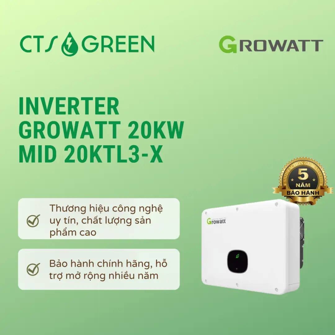 Inverter Growatt 20kW MID 20KTL3-X 2262 Inverter Growatt 20kW MID 20KTL3-X