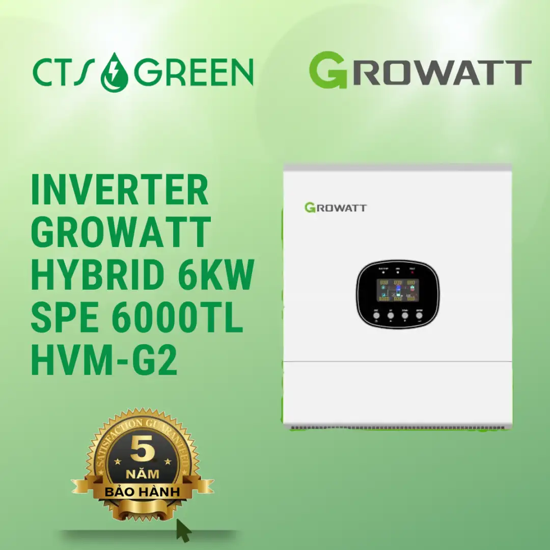 Inverter Growatt Hybrid 6kW SPE 6000TL HVM-G2 Phổ Thông 1628 Inverter Growatt Hybrid 6kW SPE 6000TL HVM-G2 Phổ Thông