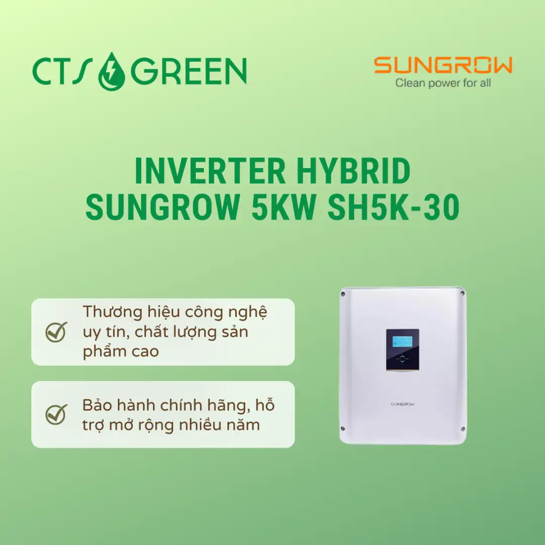 Inverter Hybrid Sungrow 5kW SH5K-30 2461 Inverter Hybrid Sungrow 5kW SH5K-30
