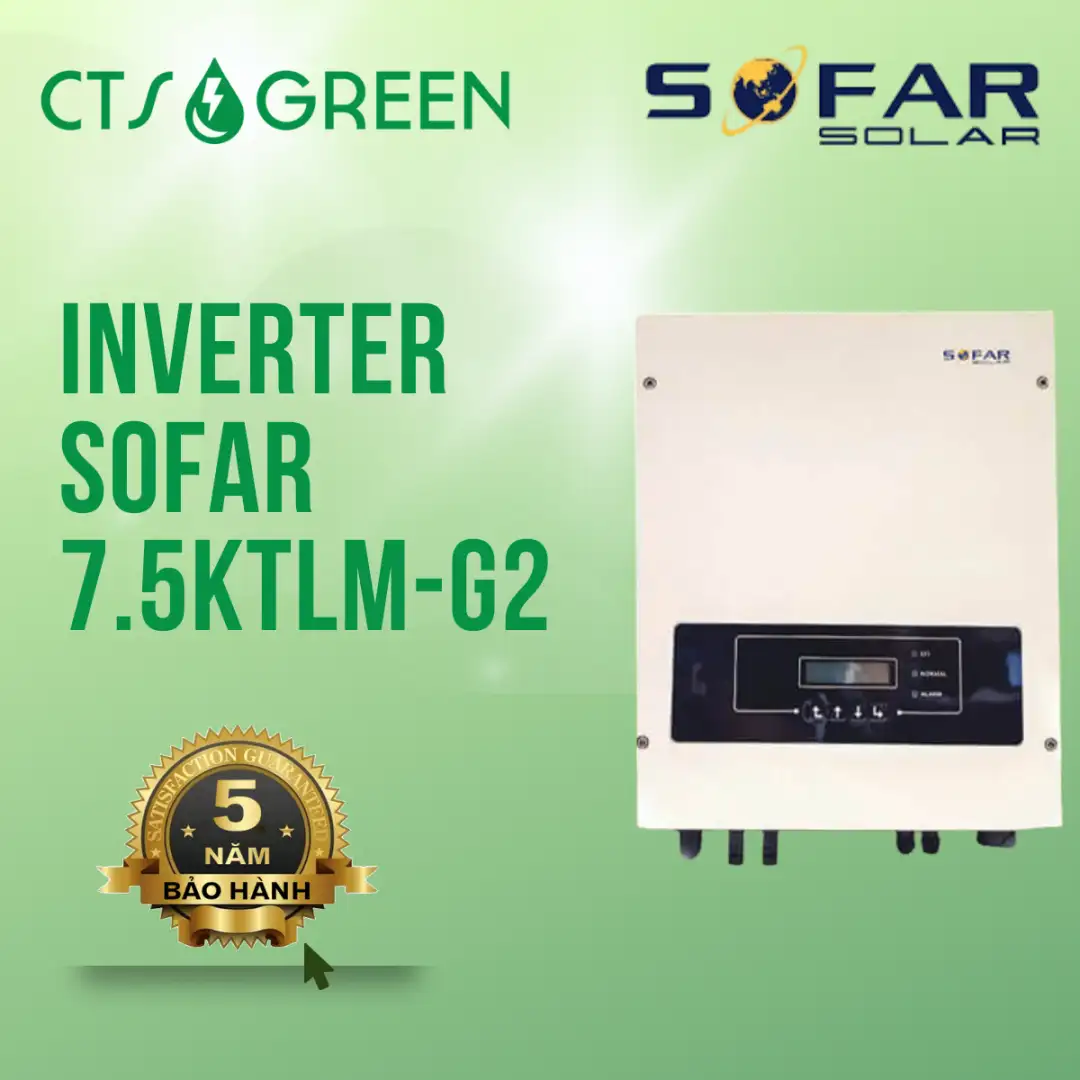 Inverter Sofar 7.5kW | Biến tần Sofar 7.5KTLM-G2