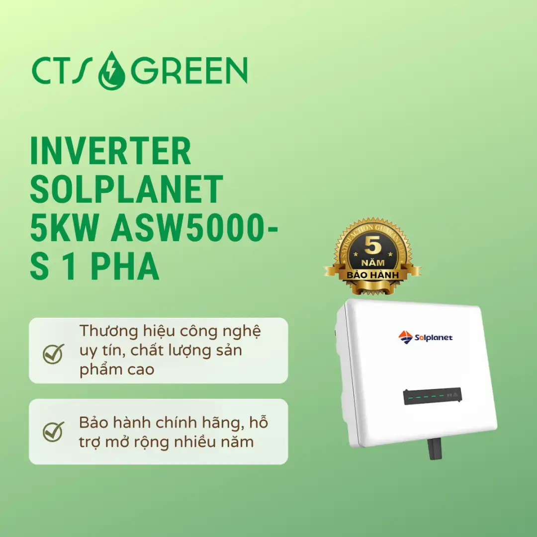 Inverter Solplanet 5kW ASW5000-S 1 Pha 2368 Inverter Solplanet 5kW ASW5000-S 1 Pha
