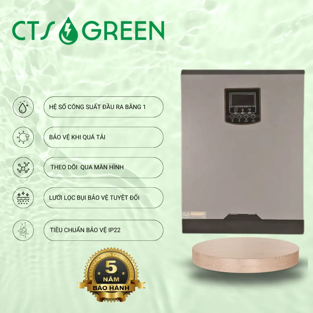 Inverter độc lập 1kW Biến tần Off-grid Axpert VM 1kW