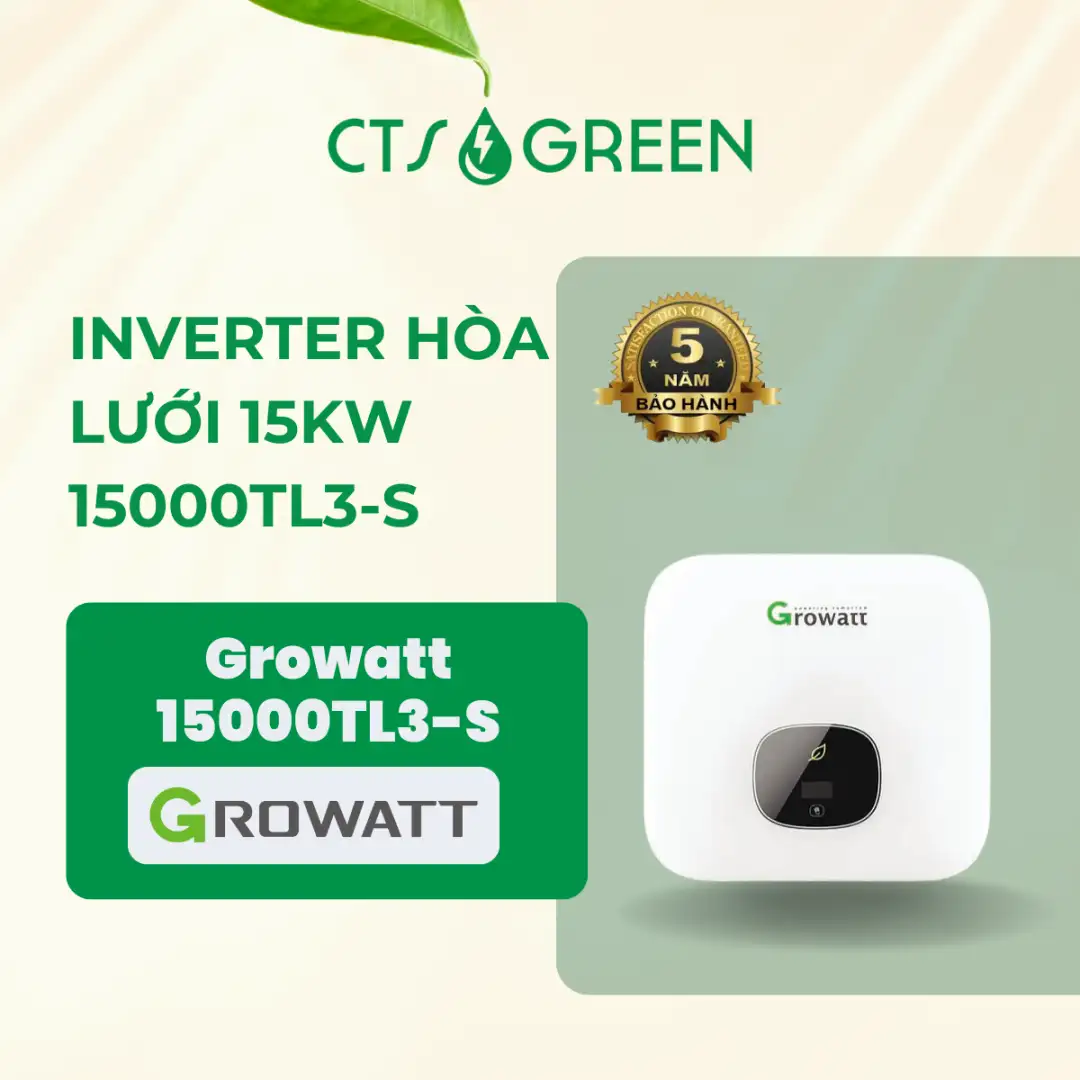 Inverter hòa lưới Growatt 15kW 15000TL3-S