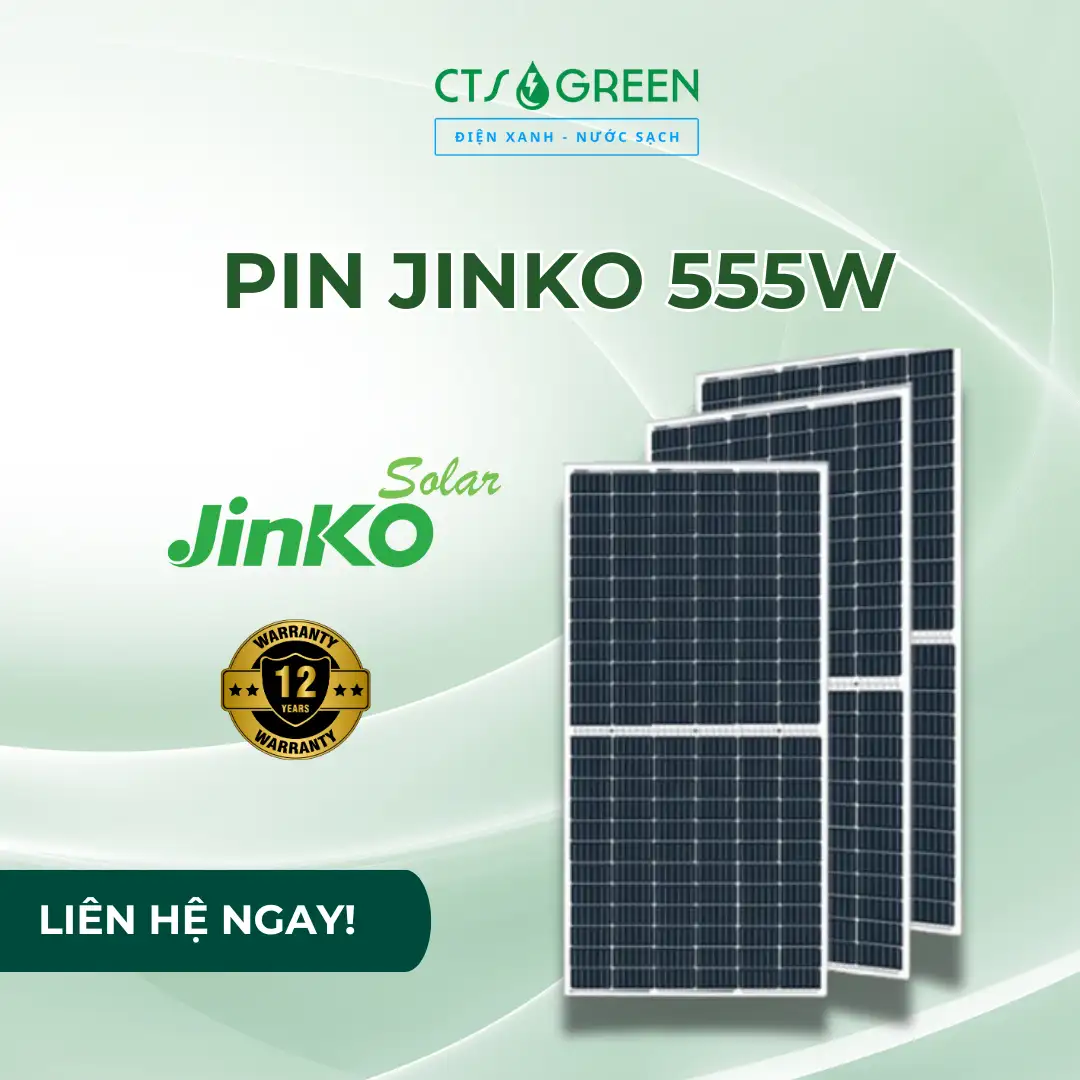 Pin Jinko 555W | Jinko Tiger Pro 555W