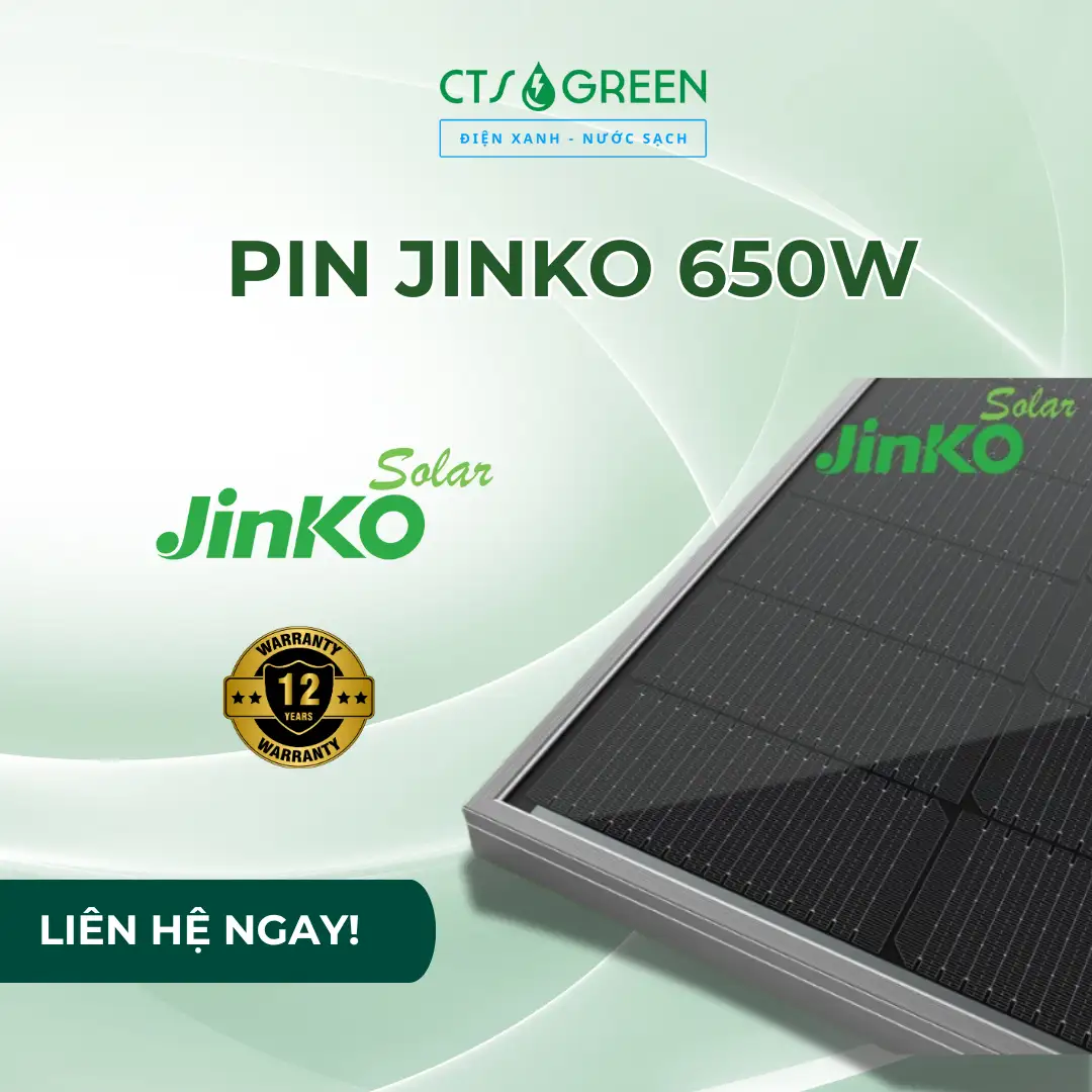 Pin mặt trời Jinko 650W | Jinko Tiger Neo N-type 650W