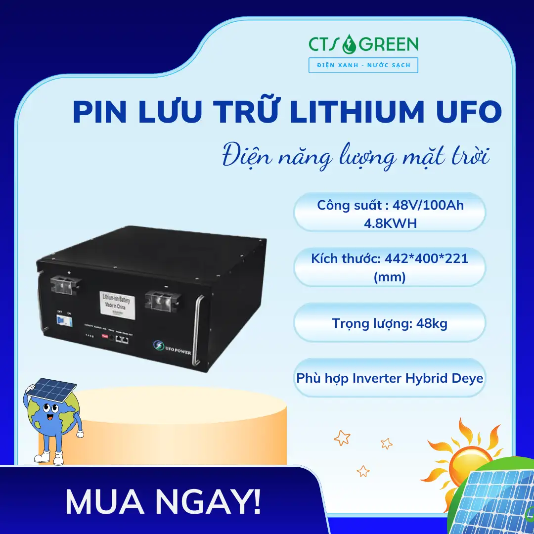 Pin Lưu trữ Lithium UFO 3118 Pin Lưu trữ Lithium UFO