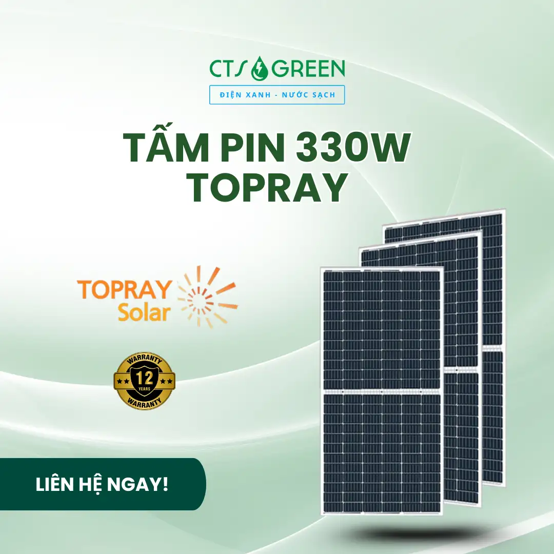 Pin năng lượng mặt trời 330W Topray