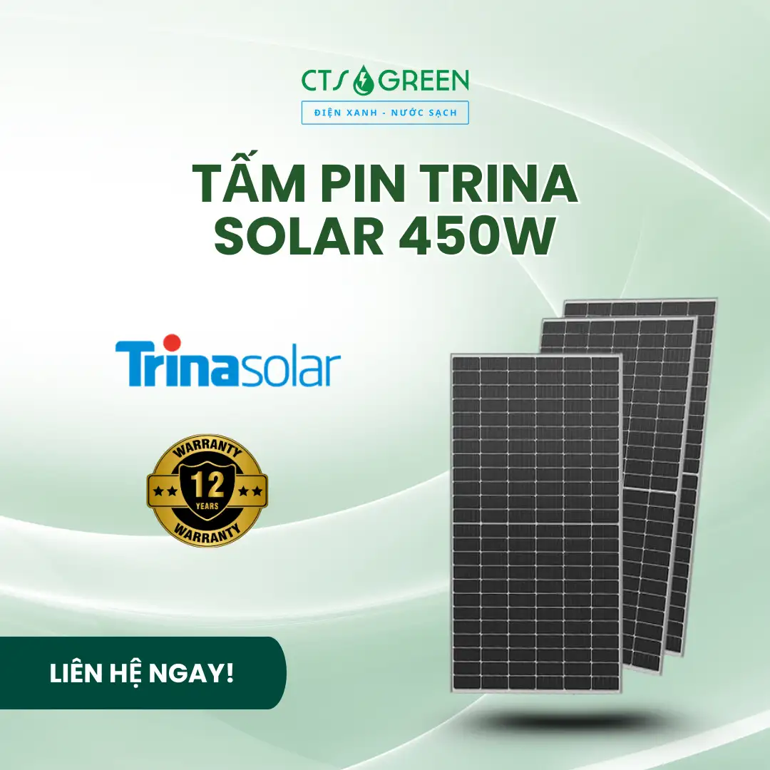 Pin mặt trời Trina 450W | Tấm pin Trina Solar 450W