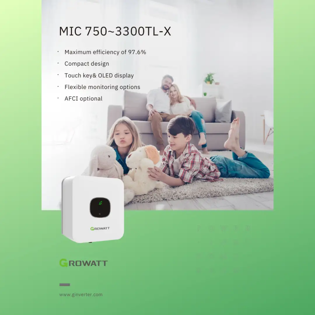 Inverter Growatt MIC 3kW | MIC 3000TL-X 2128 Inverter Growatt MIC 3kW | MIC 3000TL-X