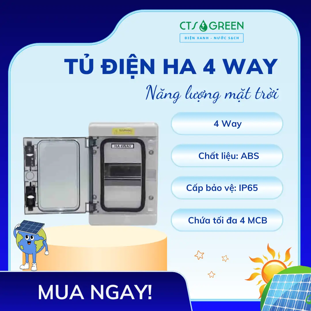 Tủ Điện 4 Way- Tủ Điện Năng Lượng Mặt Trời HA 4 Way