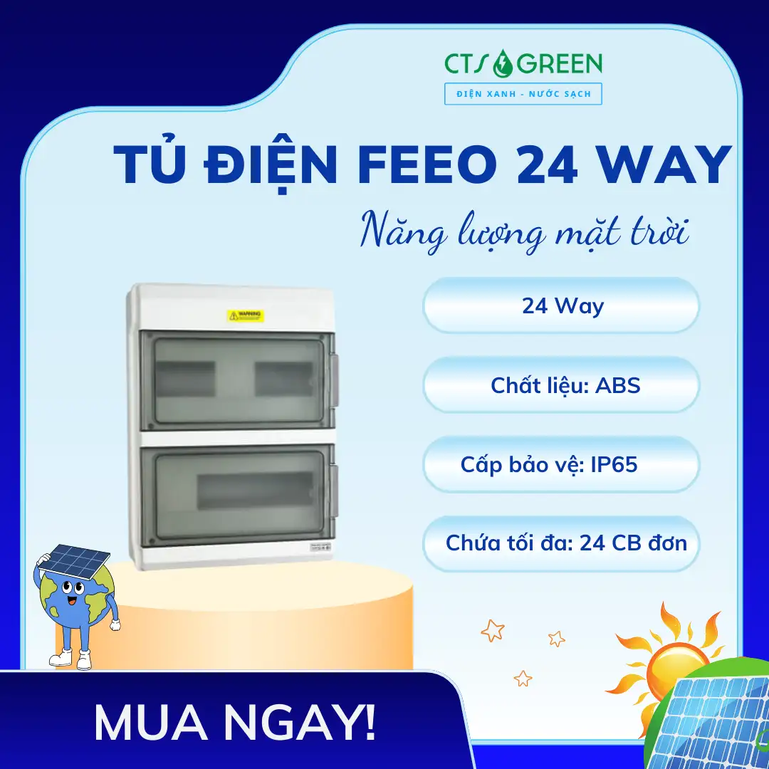 Tủ Điện Mặt Trời FEEO 24 Way-Tủ Điện Năng Lượng Mặt Trời 2977 Tủ Điện Mặt Trời FEEO 24 Way-Tủ Điện Năng Lượng Mặt Trời