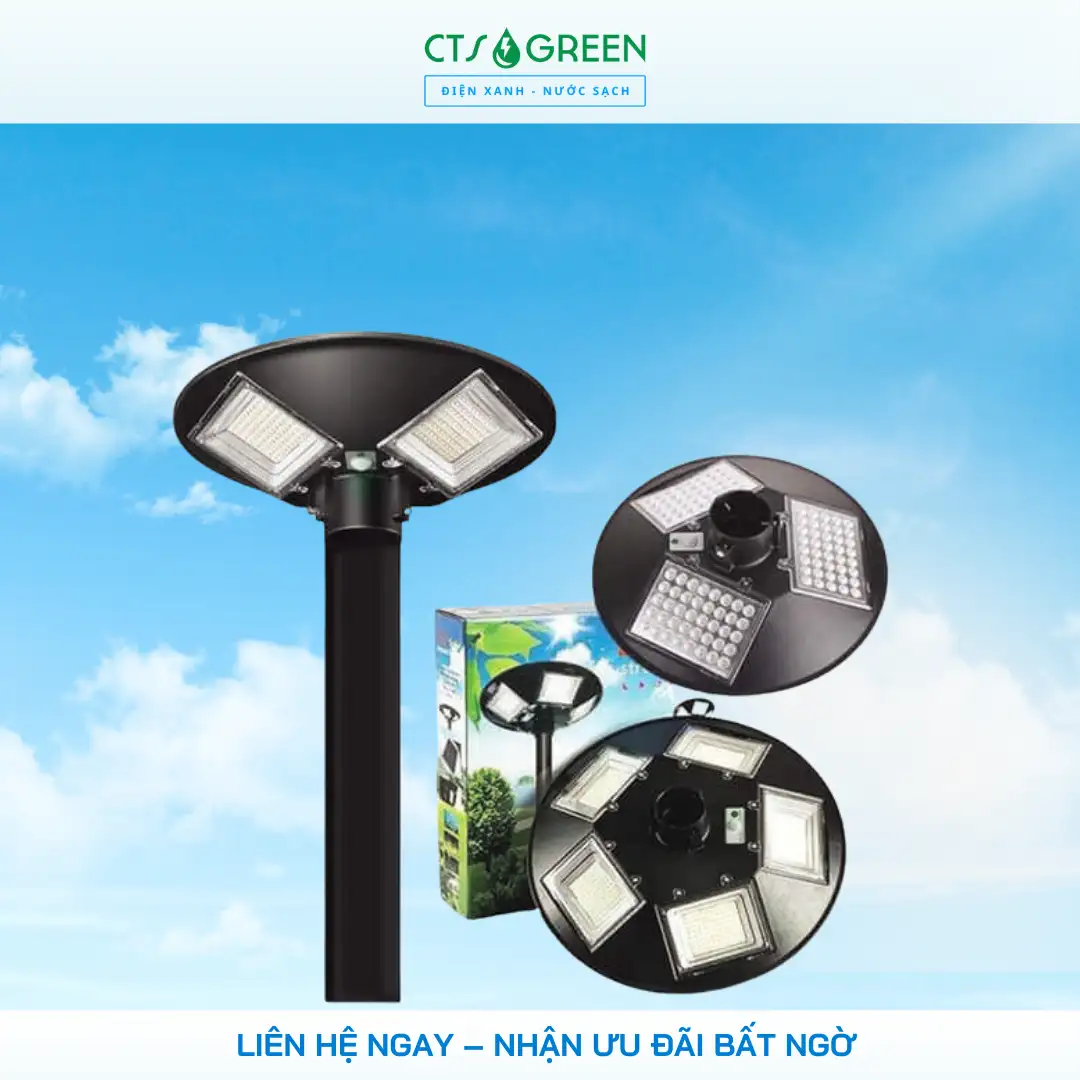 Đèn năng lượng mặt trời UFO 250W 2447 Đèn năng lượng mặt trời UFO 250W