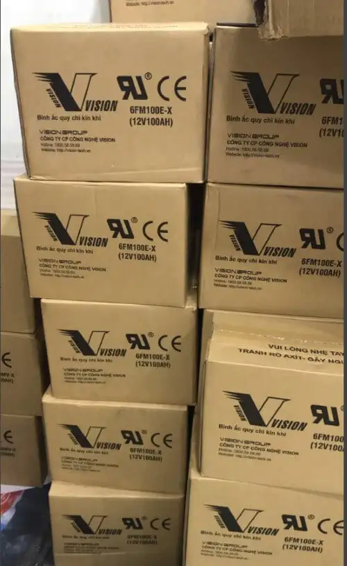 Ắc quy cho Điện mặt trời | Ắc quy Vision 12V-200Ah 2061 Ắc quy cho Điện mặt trời | Ắc quy Vision 12V-200Ah