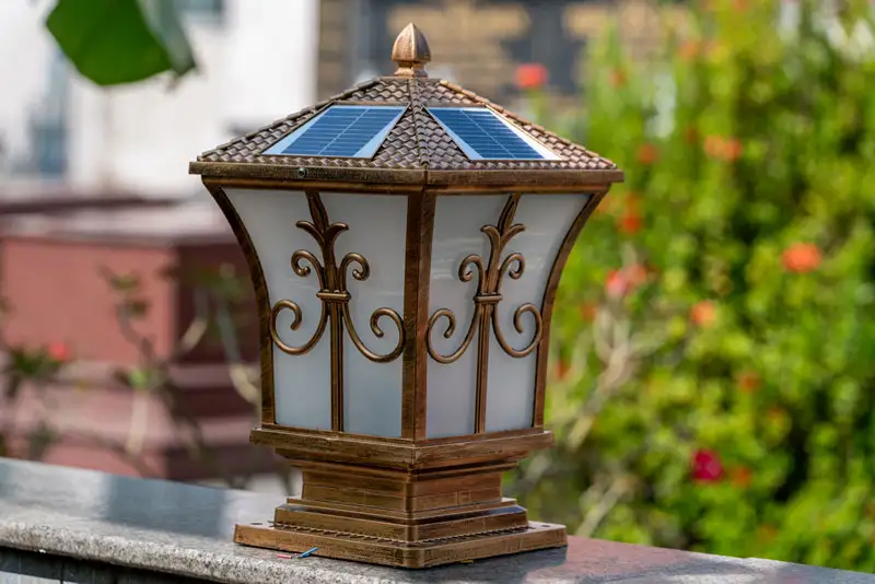 Đèn trụ cổng năng lượng mặt trời 20cm