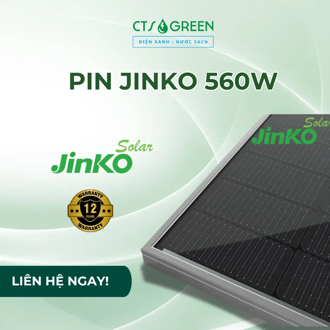 Pin năng lượng mặt trời Jinko 560W