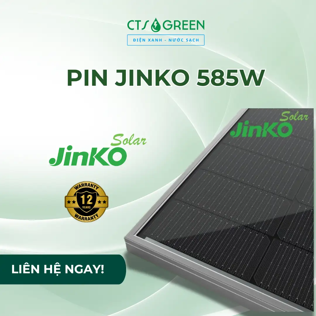 Tấm pin năng lượng mặt trời Jinko 585W N-type