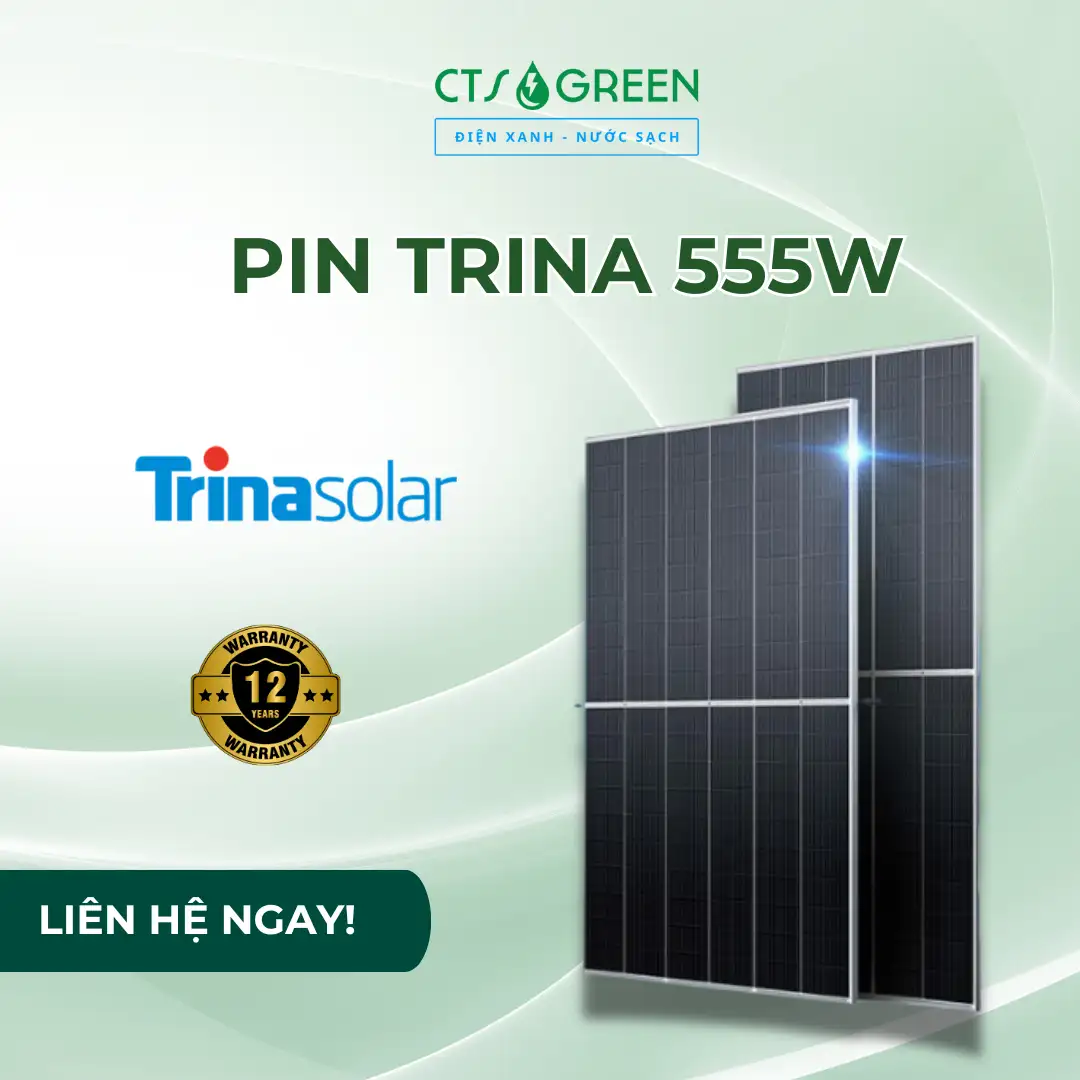 Tấm pin mặt trời Trina 555W