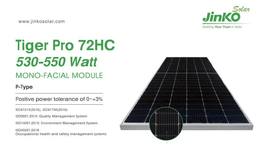 Tấm Pin Jinko Solar Tiger Pro 535W | Pin Jinko 530W-550W 1277 Tấm Pin Jinko Solar Tiger Pro 535W | Pin Jinko 530W-550W