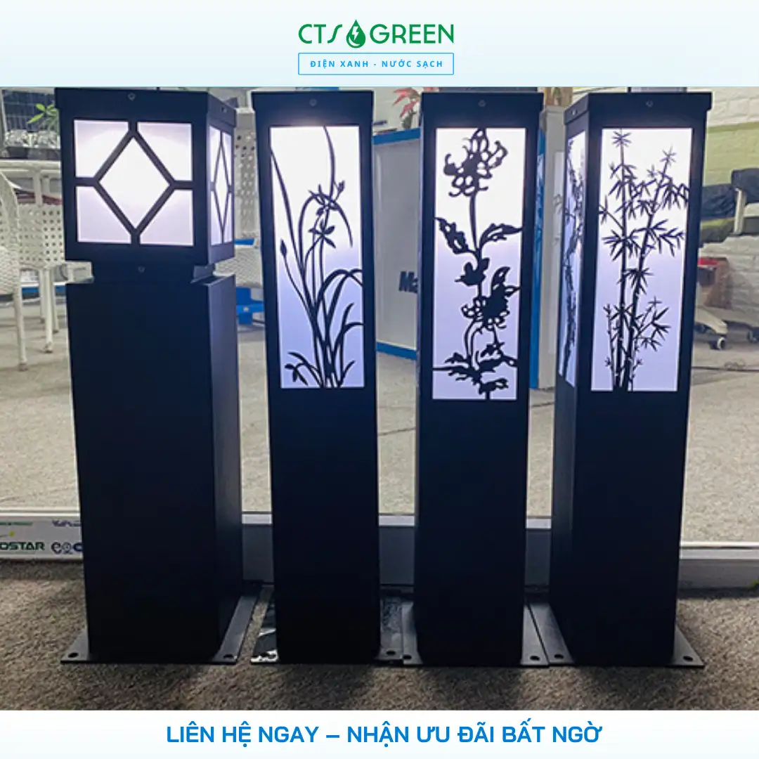 Đèn năng lượng mặt trời sân vườn 2492 Đèn năng lượng mặt trời sân vườn