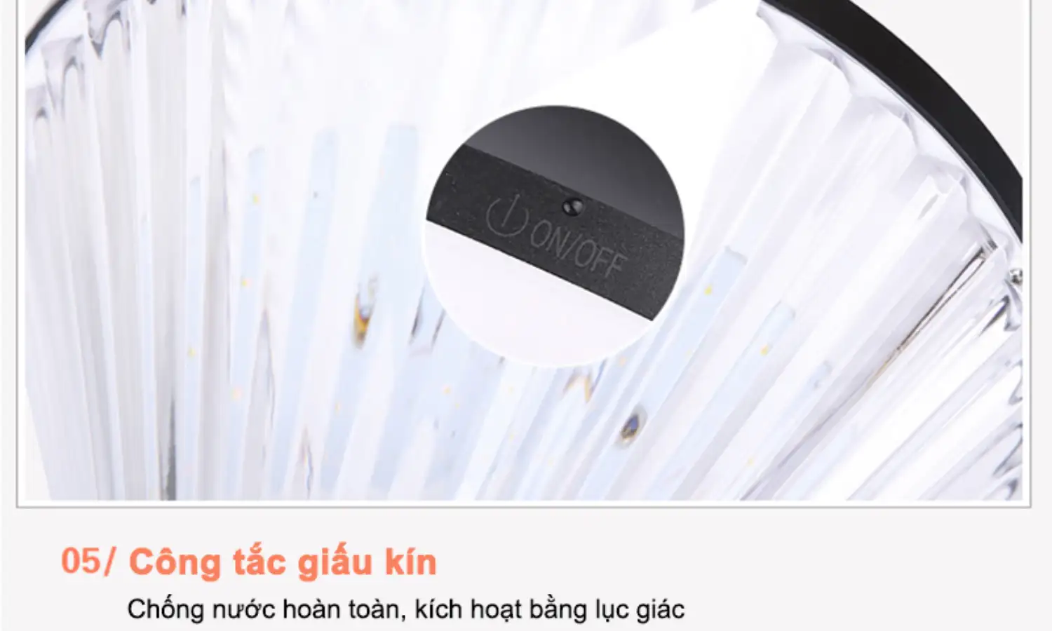Đèn trụ sân vườn năng lượng mặt trời 75cm TS07C [Tích hợp chân cắm]