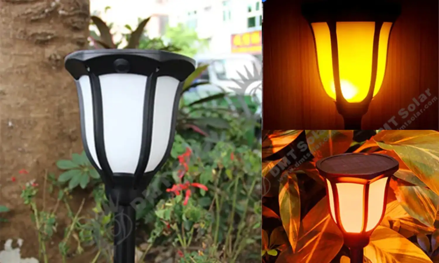 Đèn năng lượng mặt trời hiệu ứng ngọn lửa 3 trong 1 CD22-Flame