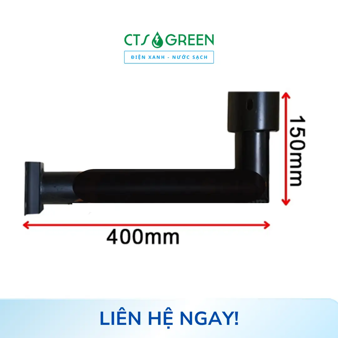Cần đèn chữ L đèn UFO năng lượng mặt trời 6966 Cần đèn chữ L đèn UFO năng lượng mặt trời