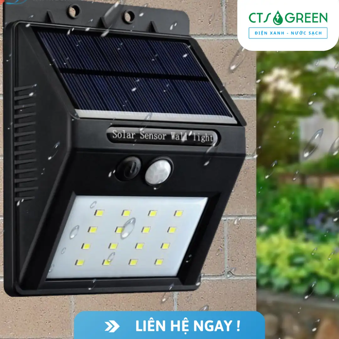 Đèn LED treo tường năng lượng mặt trời giá rẻ TT01 5897 Đèn LED treo tường năng lượng mặt trời giá rẻ TT01