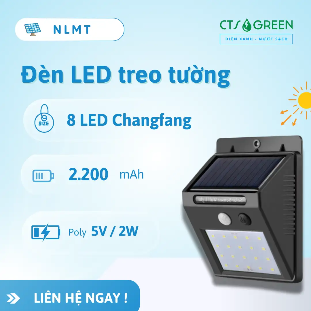 Đèn LED treo tường năng lượng mặt trời giá rẻ TT01 5897 Đèn LED treo tường năng lượng mặt trời giá rẻ TT01
