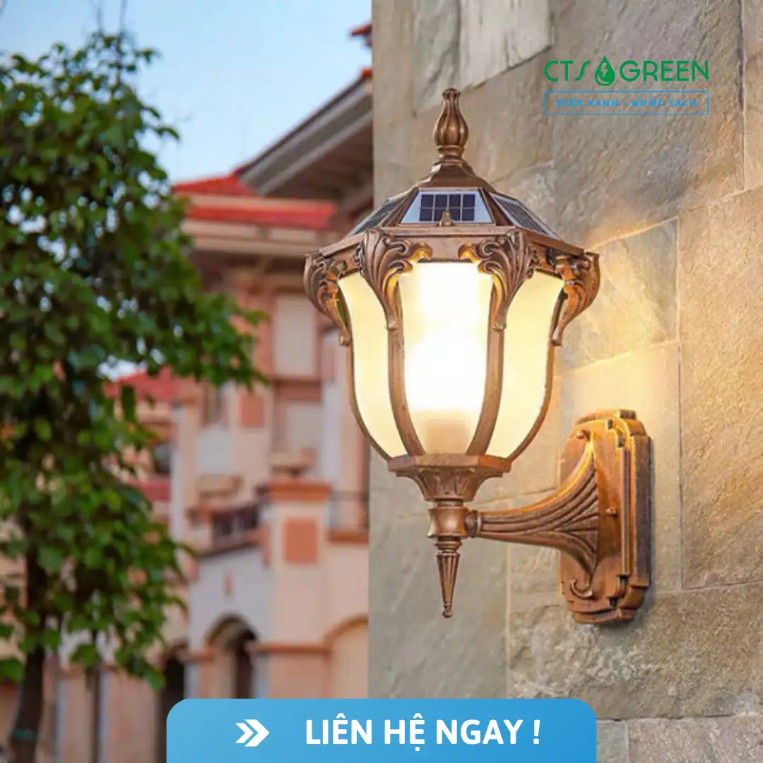 Đèn Năng Lượng Mặt Trời Treo Tường Cổ Điển TT23 5668 Đèn Năng Lượng Mặt Trời Treo Tường Cổ Điển TT23