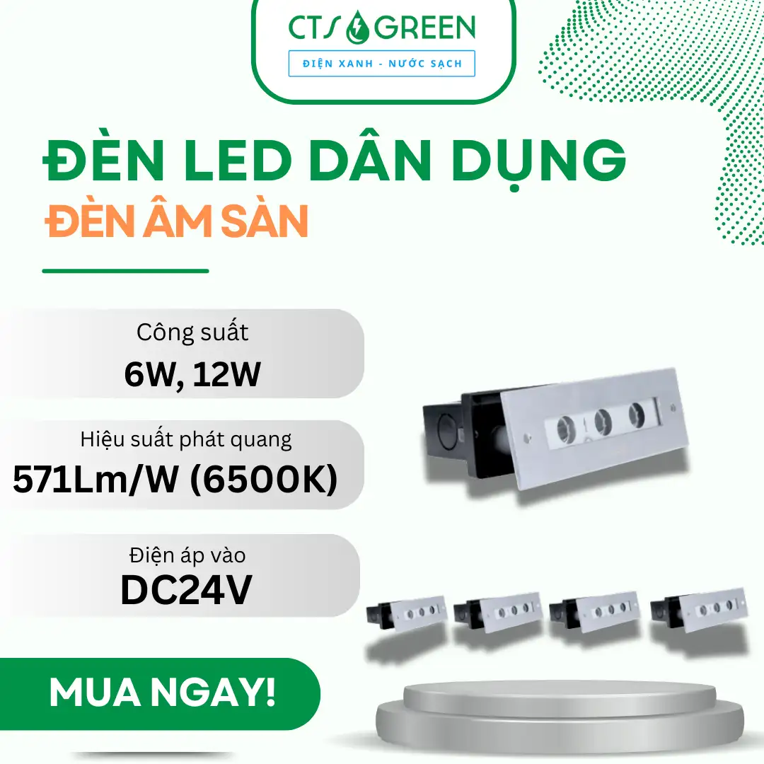 Đèn âm sàn [AS - VL - UGDS] 6W - 12W | VinaLed